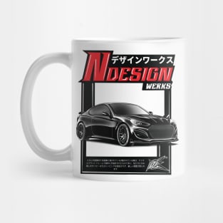 hyundai genesis 2.0 coupe black Mug